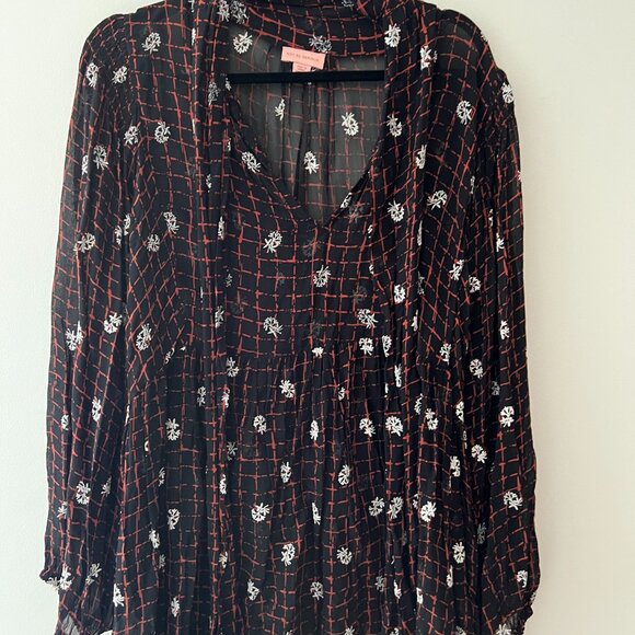 Anthropologie Sheer Elysia Blouse by Not So Serious XL - Picture 2 of 4